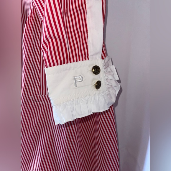 - Philosophy Di Lorenzo Serafini Button Stripe Shirt Dress - Picture 7 of 12